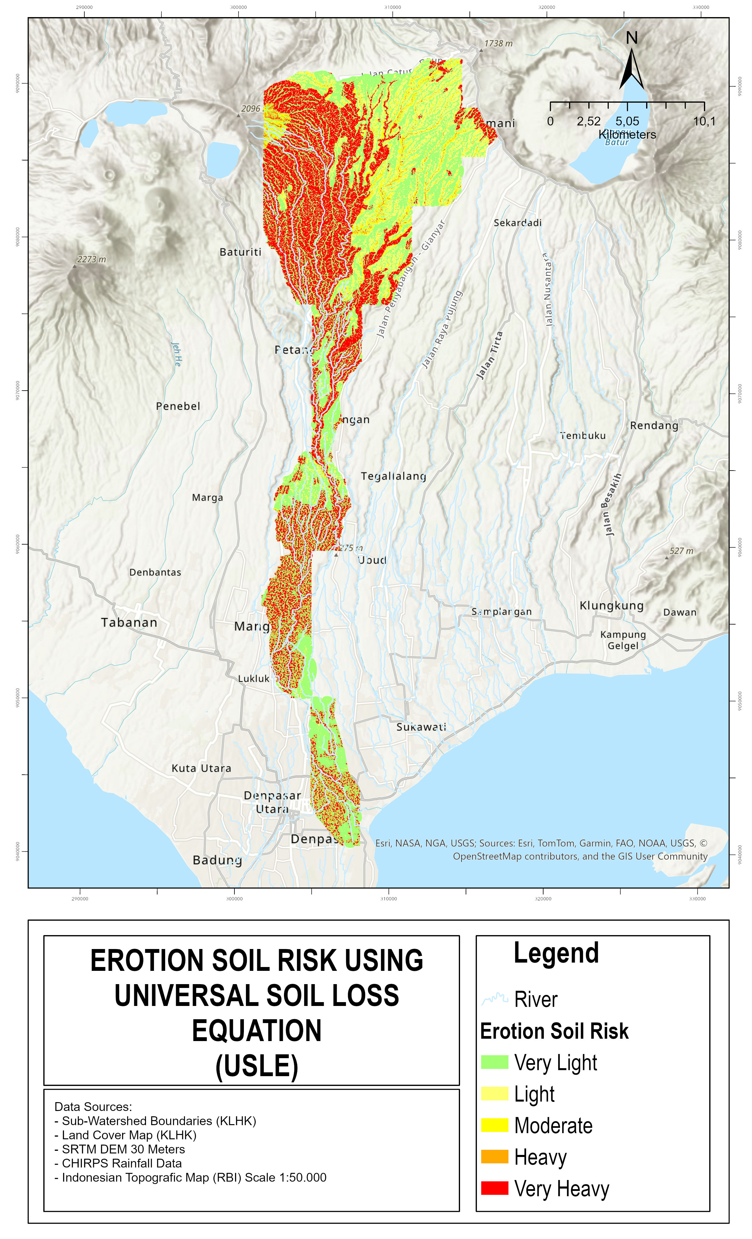 Universal Soil Loss Equation (USLE) — Soil Erosion Risk